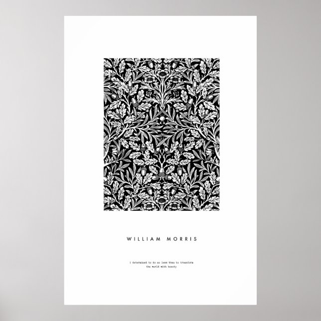 Affiche Imprimer William Morris Acorn (Devant)
