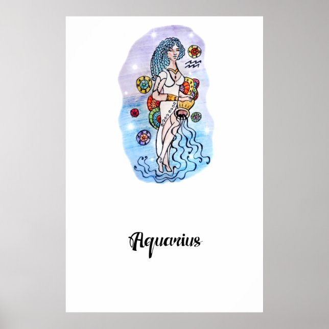 Affiche Imprimerie d'art Aquarius (Devant)