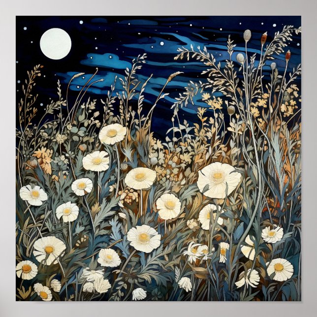 Affiche Imprimerie d'art fleur sauvage (Devant)