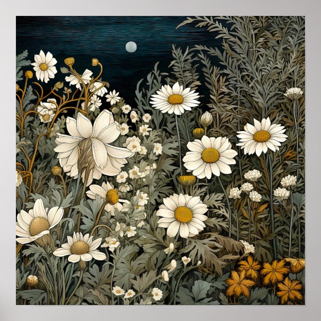 Affiche Imprimerie d'art fleur sauvage (Devant)