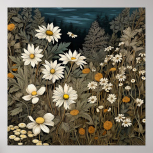 Affiche Imprimerie d'art fleur sauvage