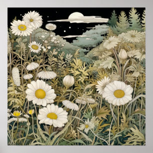 Affiche Imprimerie d'art fleur sauvage