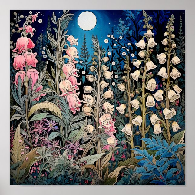 Affiche Imprimerie d'art fleur sauvage (Devant)