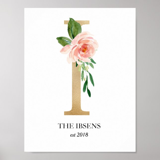 Affiche Imprimerie d'art monographique, Lettre I, Mariage, (Devant)