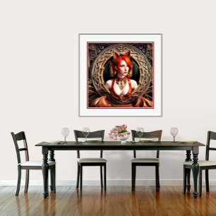 Affiche Imprimerie Foxy Lady Art