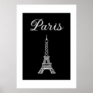 Affiche Imprimerie tour Eiffel Paris
