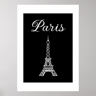 Affiche Imprimerie tour Eiffel Paris