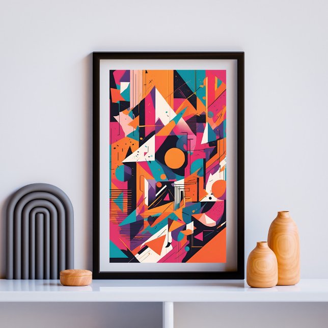 Affiche Impulsion de Géométrie Électrique (Créateur téléchargé)