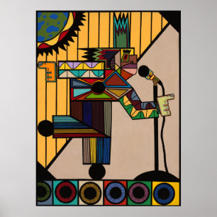 Affiche "Impulsion en acier" par Ruchell Alexandre