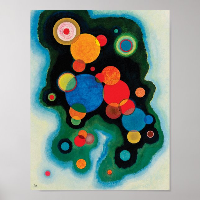 Affiche Impulsion profonde par Wassily Kandinsky (Devant)