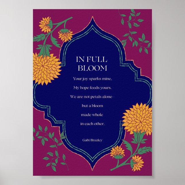 Affiche In Full Bloom (Devant)