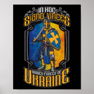 Affiche In Hoc Signo Vinces Forces Armées d'Ukraine Milita