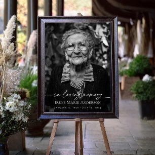 Affiche In Love Memorial Funeral Tribute