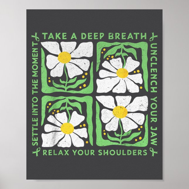 Affiche In May We Wear Green Mental Health Awareness  (Devant)