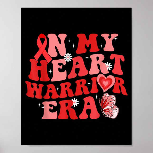 Affiche In My Heart Warrior Era Chd Heart Disease Awarenes (Devant)