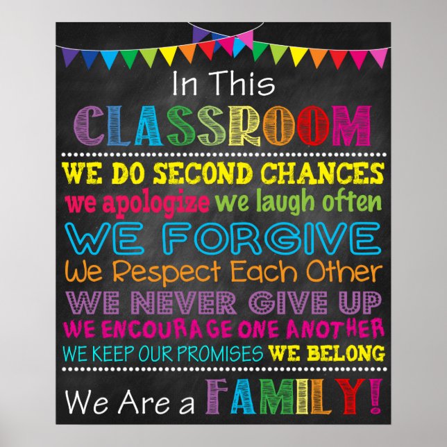 Affiche In This Classroom Printable (Devant)