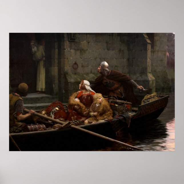 Affiche In Time of Peril, 1897 par Edmund Blair Leighton (Devant)