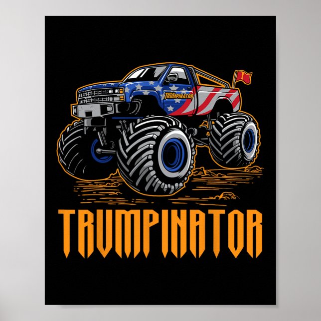 Affiche Inauguration de Donald Trump Trumpinator Monster T (Devant)
