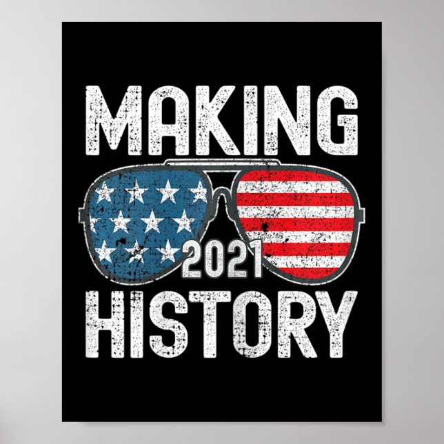 Affiche Inauguration de l'histoire 2021 Biden Harris Sung (Devant)