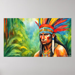 AFFICHE INCAN WARRIOR