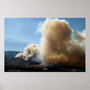 Affiche Incendie de cascade, Carson City, Nevada 14/07/04