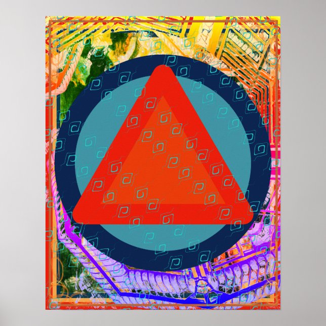 Affiche Incendie élémentaire dans l'aide à la méditation a (Devant)