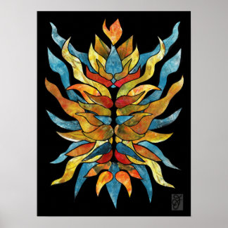 Affiche Incendie intérieur