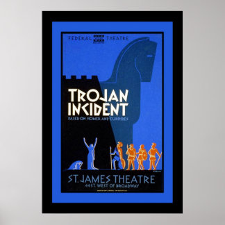 Affiche Incident de cheval de Troie