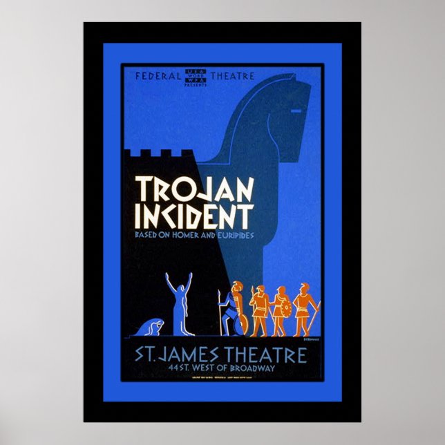 Affiche Incident de cheval de Troie (Devant)