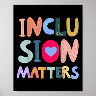 Affiche Inclusion S Sensibilisation sur l'autisme Thé d'éd