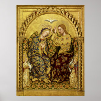 Affiche INCORONATION OF VIRGIN by Gentile Da Fabriano