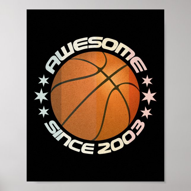 Affiche Incroyable depuis 2003 20e anniversaire 20 ans Ske (Devant)