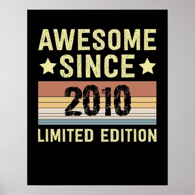 Affiche Incroyable depuis l'anniversaire 2010 (Devant)