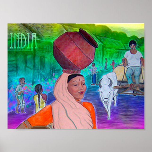 Affiche Inde (Devant)