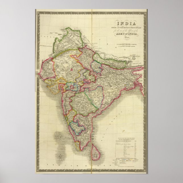 Affiche Inde (Devant)