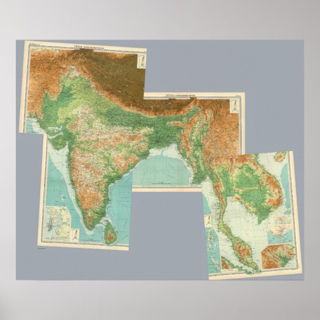 Affiche Inde composite (Devant)