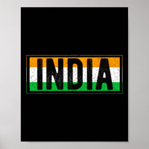 Affiche Inde Cricket Indien Sport Athlète Joueur Entraîneu
