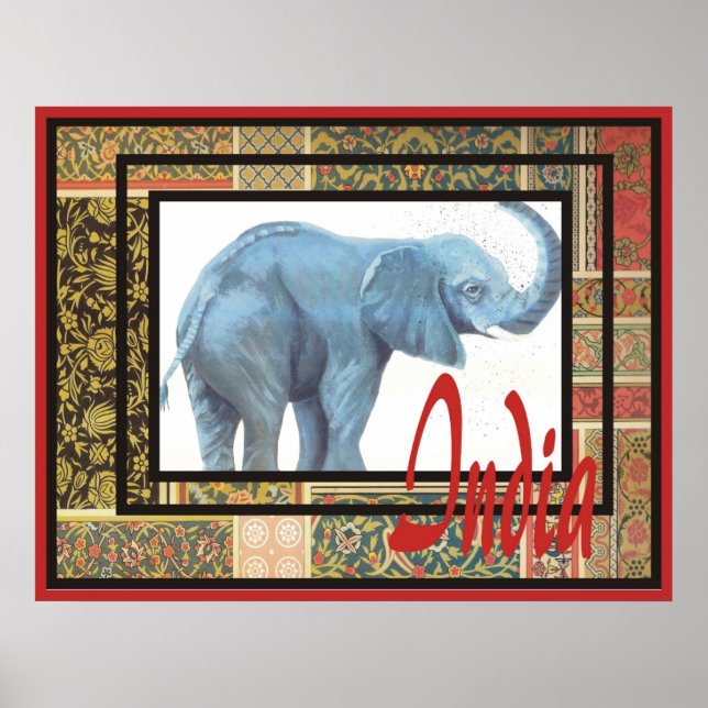 Affiche Inde Imprimé n° 1 (Devant)