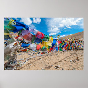 Affiche Inde, Jammu-et-Cachemire, Ladakh, Pass de Namshang