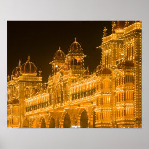 Affiche INDE, Karnataka, Mysore : Palais du Majaraja (b. 2