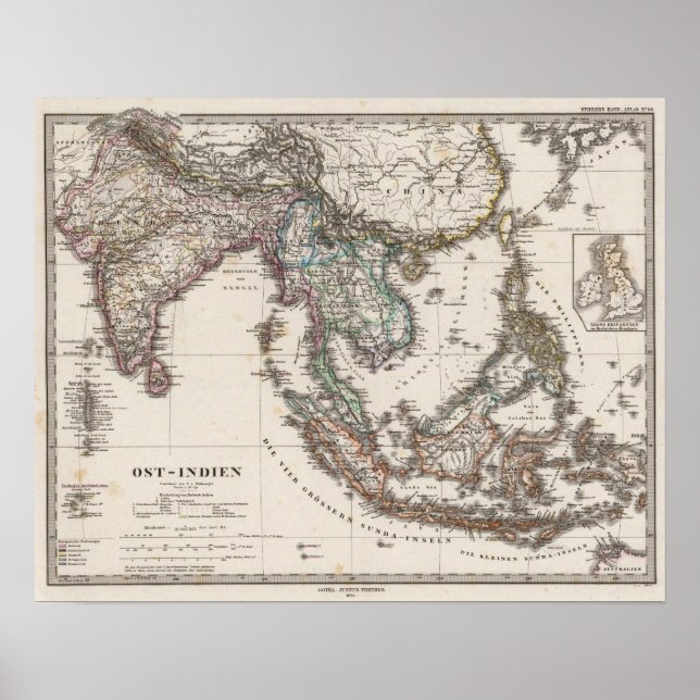 Affiche Inde orientale (Devant)