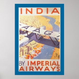 Affiche Inde par Imperial Airways