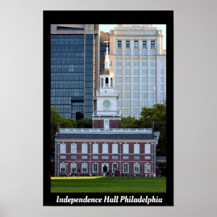 Affiche Indépendance Hall Philadelphie