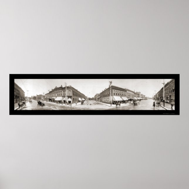 Affiche Indépendance, Iowa Photo 1909 (Devant)