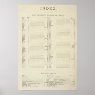 Affiche Index Nouveau atlas topographique