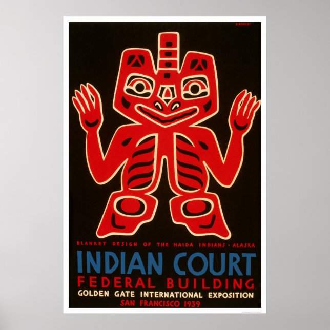 Affiche Indian Blanket SF Expo 1939 WPA (Devant)