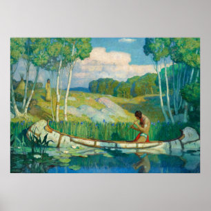 Affiche Indian Love Call, 1927 par Newell Convers Wyeth