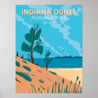 Indiana Dunes National Park Vintage