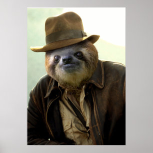 Affiche Indiana Sloth