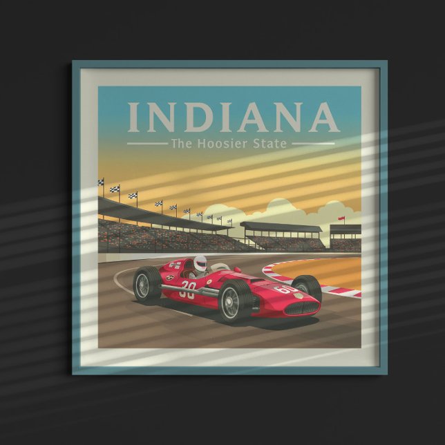 Affiche Indiana vintage (Créateur téléchargé)